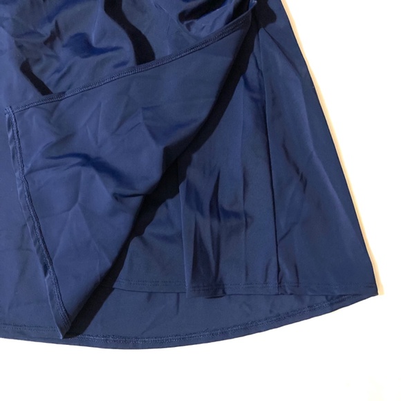 NWOT Denim & Co. Beach V-Neck Wrap Front Swim Dress - Picture 5 of 13